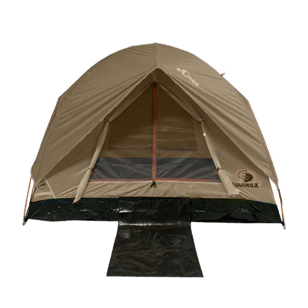 เต็นท์สำหรับ 3-4 คน EQNOX ECO DOME MK II 3 สีน้ำตาล