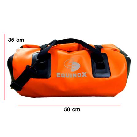 กระเป๋ากันน้ำ EQNOX AQUA DUFFLE 40 ลิตร สีส้ม/ดำ_2
