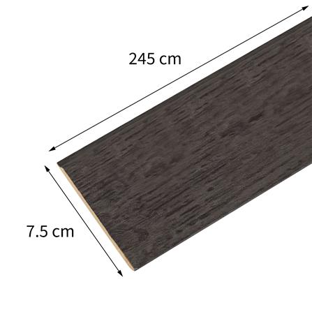 บัวพื้น WPC CROBERN 7.5X245X1.5 ซม. สีเทา_5