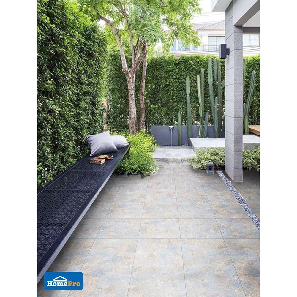 กระเบื้องพื้นพอร์ซเลน  16x16 นิ้ว COTTO เมลาซโซ่ ฟ้า ExC PM 0.96M2