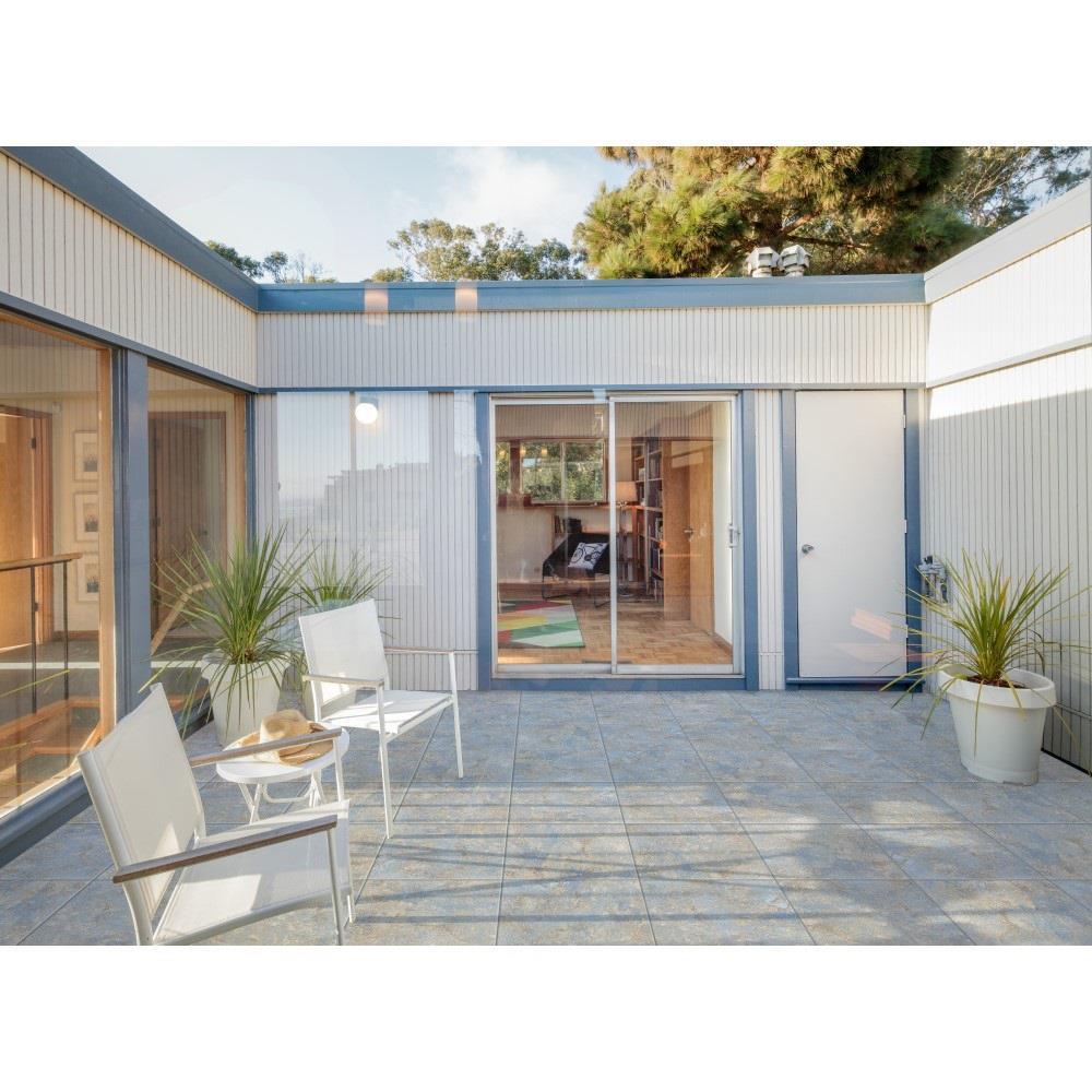 กระเบื้องพื้นพอร์ซเลน  16x16 นิ้ว COTTO เมลาซโซ่ ฟ้า ExC PM 0.96M2