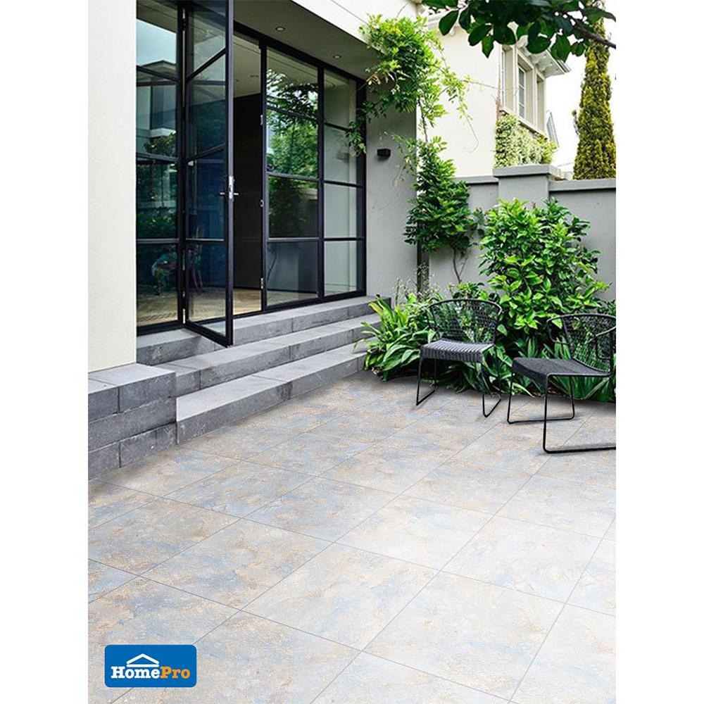 กระเบื้องพื้นพอร์ซเลน  16x16 นิ้ว COTTO เมลาซโซ่ ฟ้า ExC PM 0.96M2