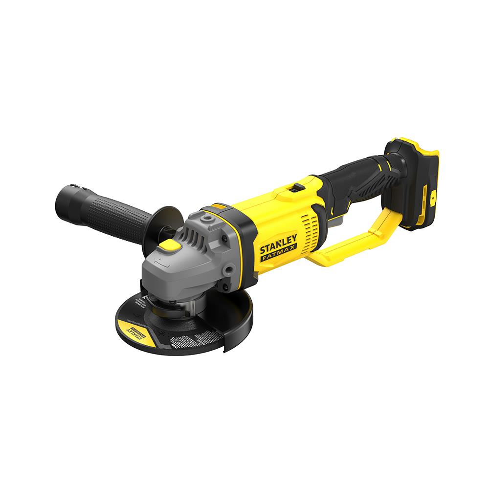 เครื่องเจียรไร้สาย 4 นิ้ว (พร้อมแบตเตอรี่) STANLEY SCG400M2K-B1 20 โวลต์