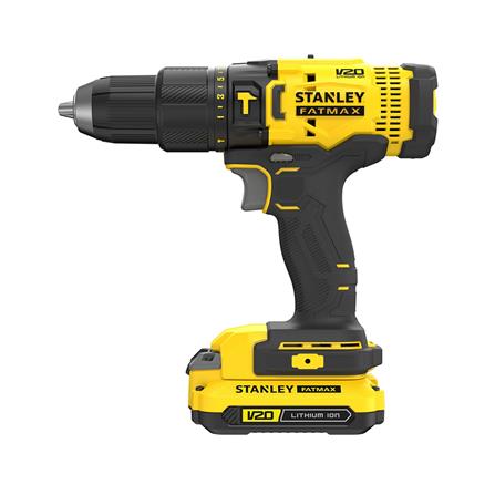 สว่านกระแทกไร้สาย (พร้อมแบตเตอรี่) STANLEY SCD711D2KA-B1 20 โวลต์_1