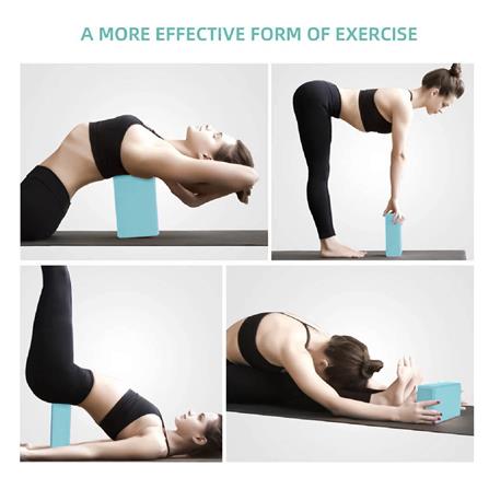 บล็อคโยคะ EVA Q ABSOLUTE สีฟ้าอ่อน_3