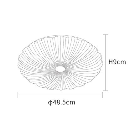 ไฟเพดาน LED CARINI ZY183-1 19 นิ้ว 55 วัตต์ DAYLIGHT/COOL WHITE/WARM WHITE สีขาว_9