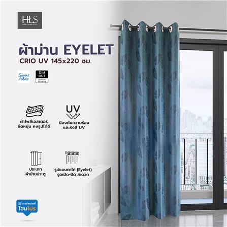 ผ้าม่าน EYELET HOME LIVING STYLE CRIO UV 145x220 ซม. สีเขียว_4