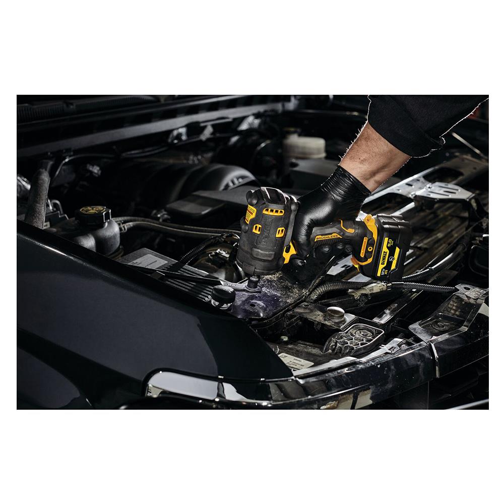 บล็อกกระแทกไร้สาย (พร้อมแบตเตอรี่) DEWALT DCF901P1G-QW 12 โวลต์