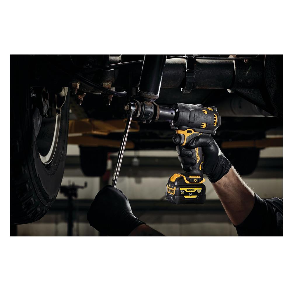 บล็อกกระแทกไร้สาย (พร้อมแบตเตอรี่) DEWALT DCF901P1G-QW 12 โวลต์