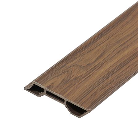 บัวพื้น WPC CROBERN 7.5X245X1.5 ซม. สีวอลนัท