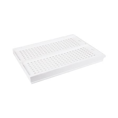 ตะกร้าผ้าเหลี่ยมซ้อนพับได้ PLIM 5070 M สีขาว_2