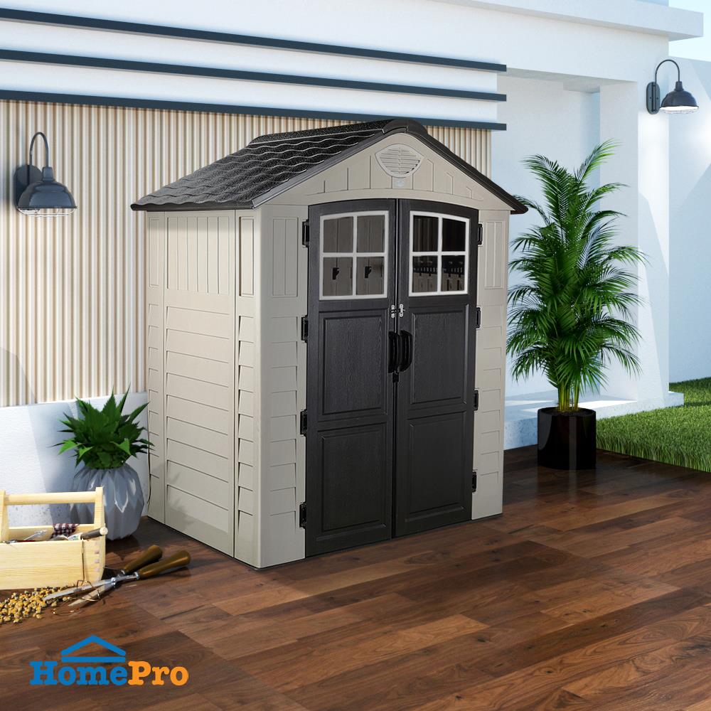 บ้านเก็บของประตูใส SPRING EVEREST N1A1 197X129 ซม.