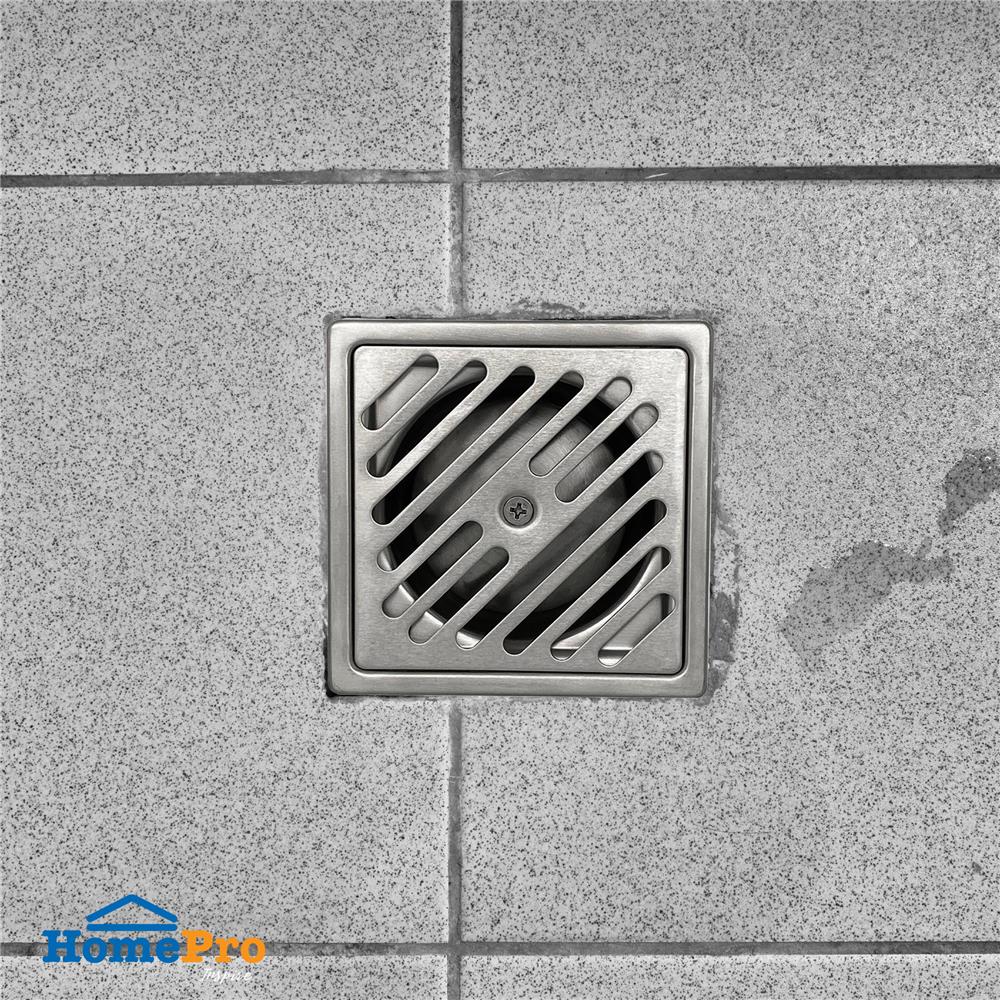 ตะแกรงกันกลิ่นเหลี่ยม DEXZON SKY 4 นิ้ว