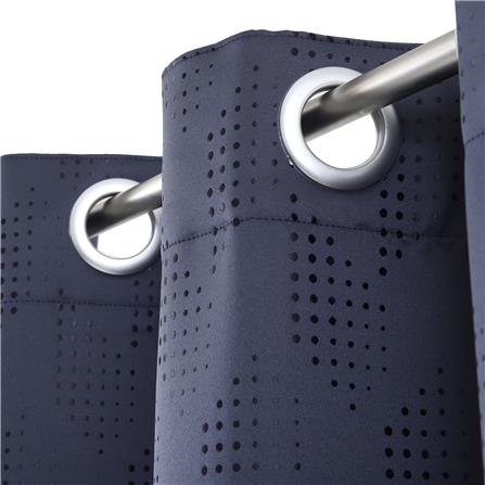 ผ้าม่าน EYELET HOME LIVING STYLE PICCOLA UV 145x220 ซม. สีน้ำเงิน_2