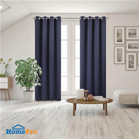 ผ้าม่าน EYELET HOME LIVING STYLE PICCOLA UV 145x220 ซม. สีน้ำเงิน_5