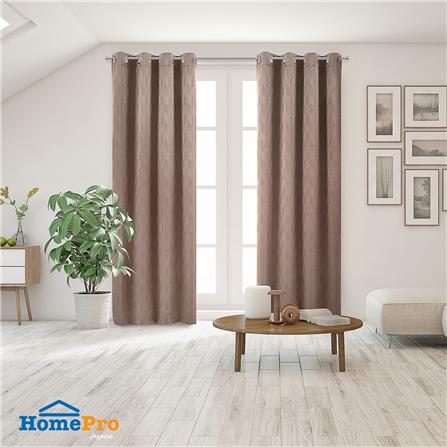 ผ้าม่าน EYELET HOME LIVING STYLE PICCOLA UV 145x220 ซม. สีน้ำตาล_5