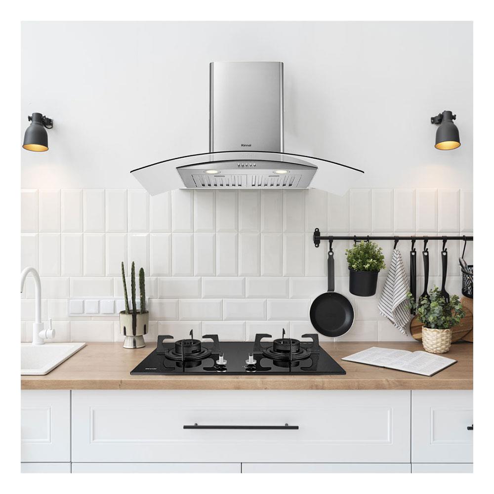 เตาฝัง+เครื่องดูดควัน RINNAI RB27HG+RHC2459-SSW