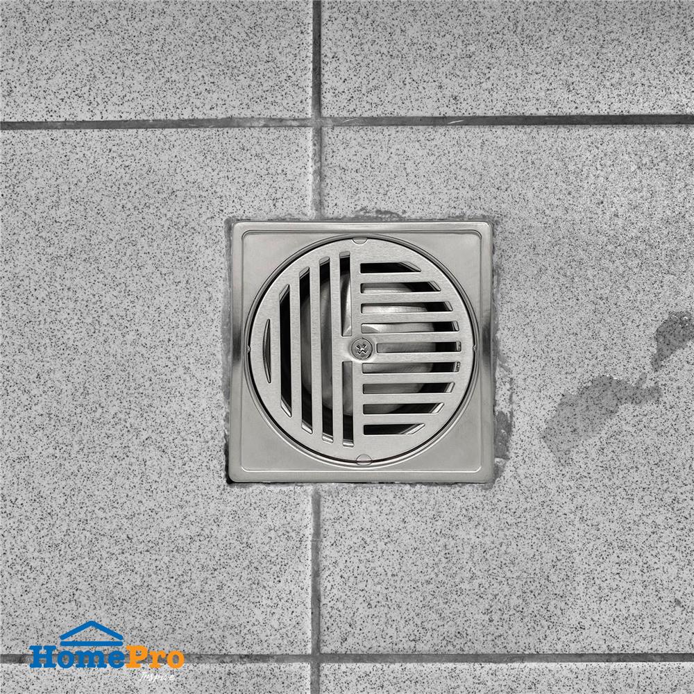 ตะแกรงกันกลิ่นเหลี่ยม DEXZON JERRY 4 นิ้ว