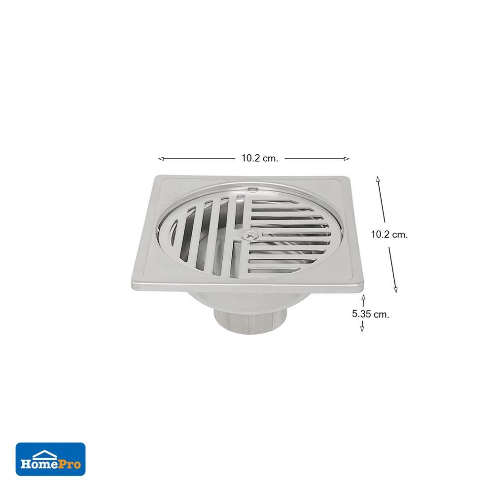 ตะแกรงกันกลิ่นเหลี่ยม DEXZON JERRY 4 นิ้ว