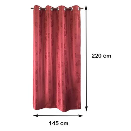 ผ้าม่าน EYELET HOME LIVING STYLE CRIO UV 145x220 ซม. สีส้ม_5