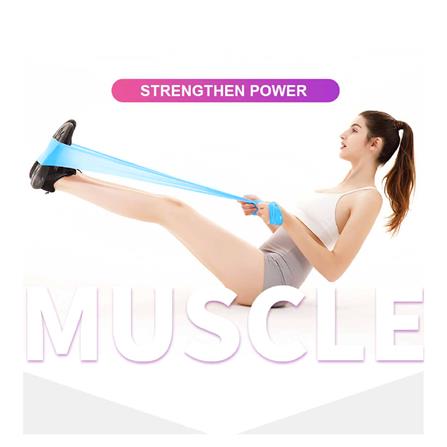 ยางยืดออกกำลังกาย TPE PRO-FIT สีฟ้า_4