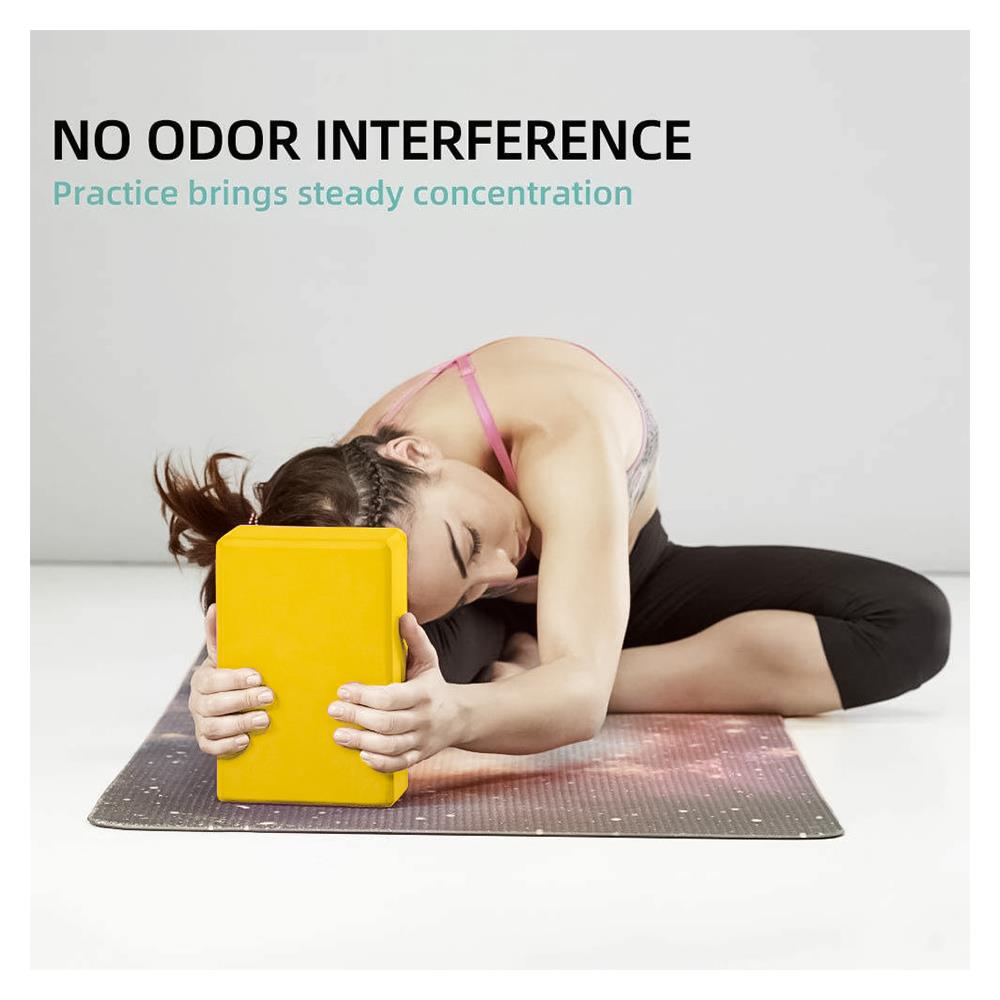 บล็อคโยคะ EVA Q ABSOLUTE สีเหลือง