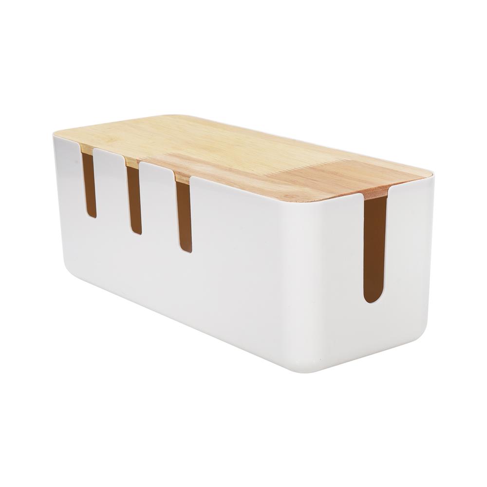 กล่องเก็บสายไฟ STACKO 30.3x12.4x11.6 ซม. สีขาว