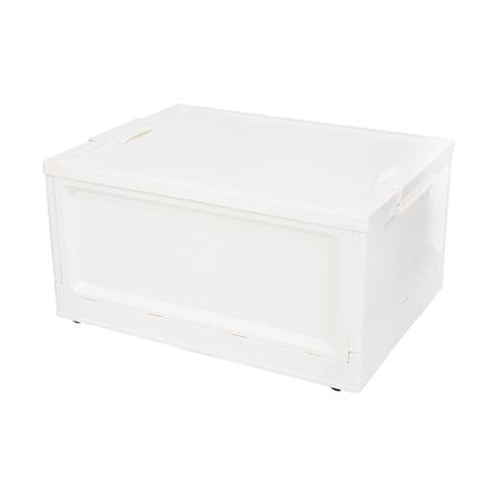 กล่องเก็บของพับได้ STACKO WILL L 48X35.5X24 ซม. สีขาว_0