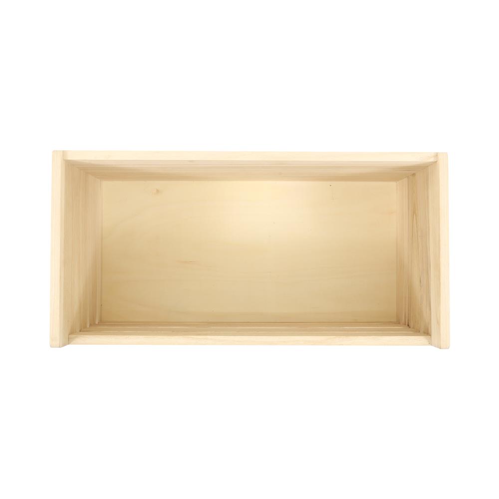 กล่องลังไม้มีล้อ STACKO COZI 60X30X37 ซม. สี NATURAL