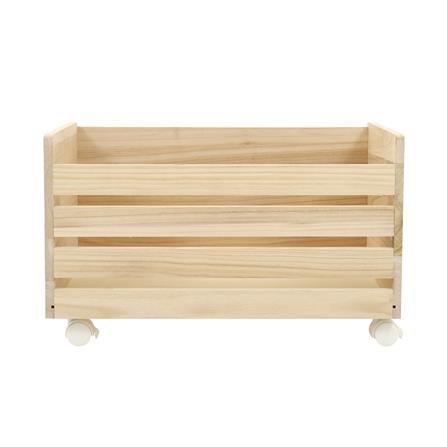 กล่องลังไม้มีล้อ STACKO COZI 60X30X37 ซม. สี NATURAL_2