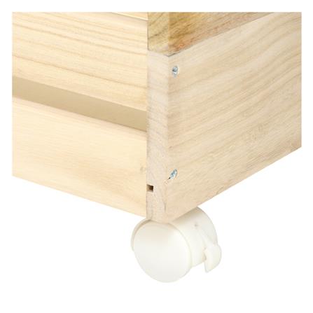 กล่องลังไม้มีล้อ STACKO COZI 60X30X37 ซม. สี NATURAL_4