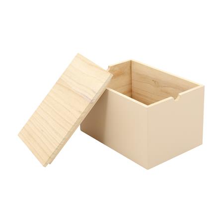 กล่องไม้มีฝา STACKO MERRY S 17X25X15.5 ซม. สีครีม_2