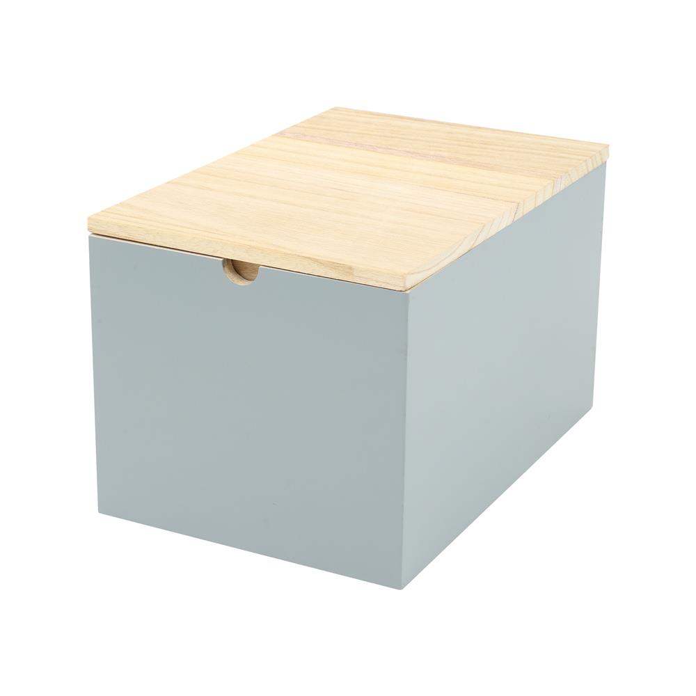 กล่องไม้มีฝา STACKO MERRY S 17X25X15.5 ซม. สีเทา