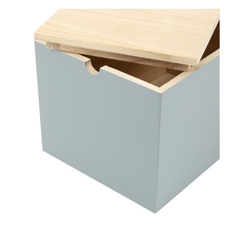 กล่องไม้มีฝา STACKO MERRY S 17X25X15.5 ซม. สีเทา_3