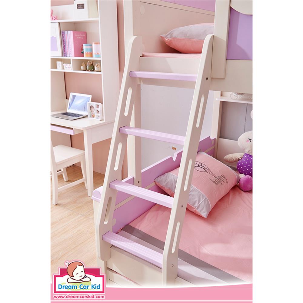 เตียง 2 ชั้น และบันได DREAM CAR KID SPORT KID 912-5 สีขาว/ม่วง