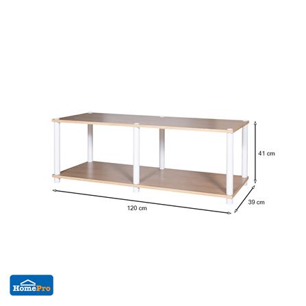 ชั้นวางของ 2 ชั้น ME LIVING ADA 120 ซม. สี NT OAK/ขาว_3