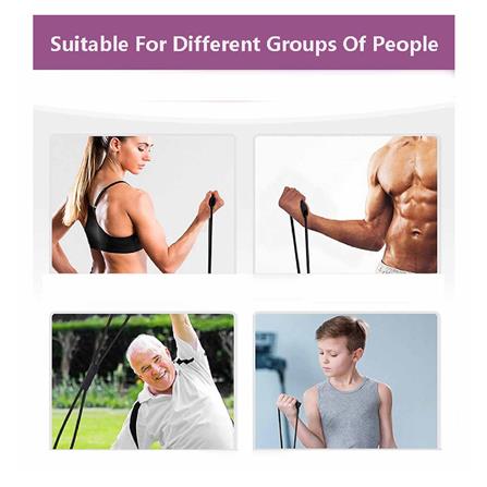 ยางยืดออกกำลังกาย PRO-FIT Infinity สีดำ_1