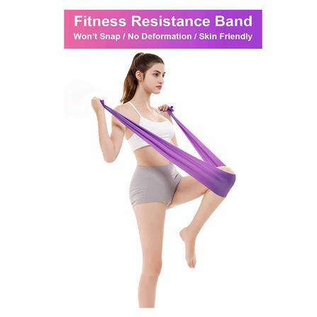 ยางยืดออกกำลังกาย TPE PRO-FIT สีม่วง_2