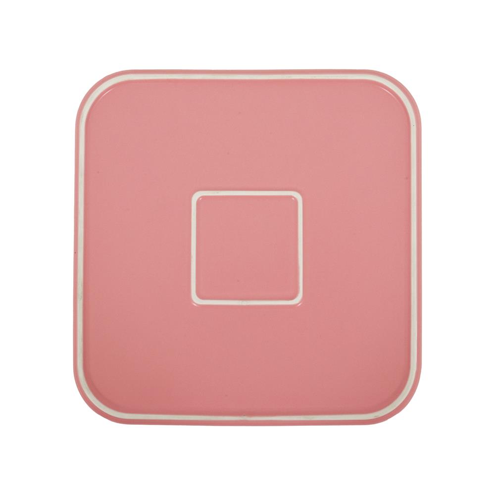 จานเหลี่ยม PORCELAIN 10 นิ้ว KECH SOLID PINK