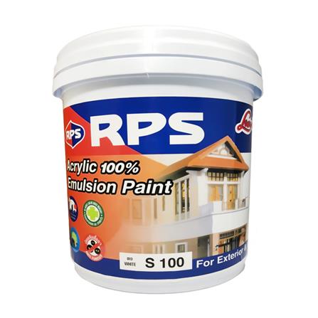 สีน้ำทาภายนอก ชนิดเนียน RPS LONGCOAT L200 สีขาว 2.5 แกลลอน_0