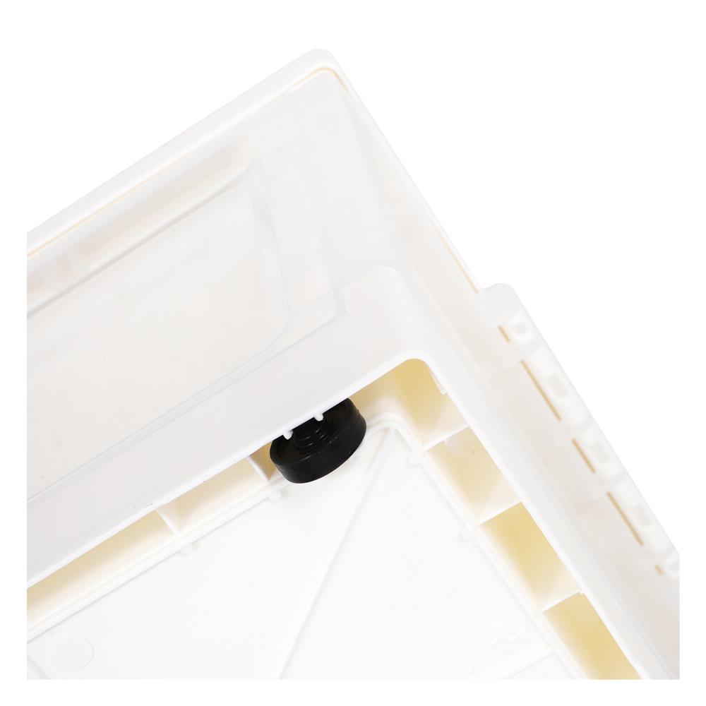 กล่องเก็บของพับได้ STACKO WILL M 41X29.5X24 ซม. สีขาว