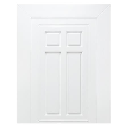 ประตูห้องน้ำ ABS AZLE SD-1 80X200 ซม. สีขาว เจาะลูกบิด_2