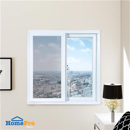 หน้าต่างบานเลื่อน UPVC S-S TAKECHI 100X100 ซม. สีขาว_2