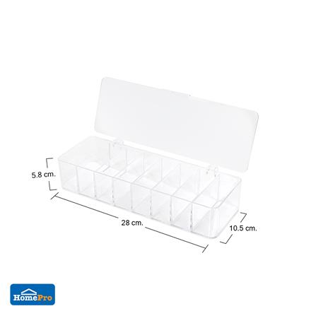 กล่องจัดเก็บสายชาร์จ STACKO 28x10.5x5.8 ซม. สีใส_6