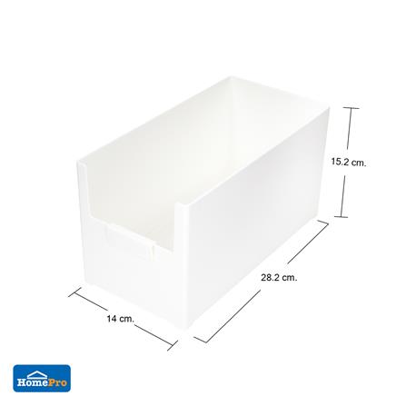 กล่องอเนกประสงค์ STACKO MEE L 14x28.2x15.2 ซม. สีขาว_5