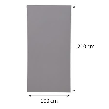 ผ้าม่านม้วน HOME LIVING STYLE NICE 100X210 ซม. สีเทา_8