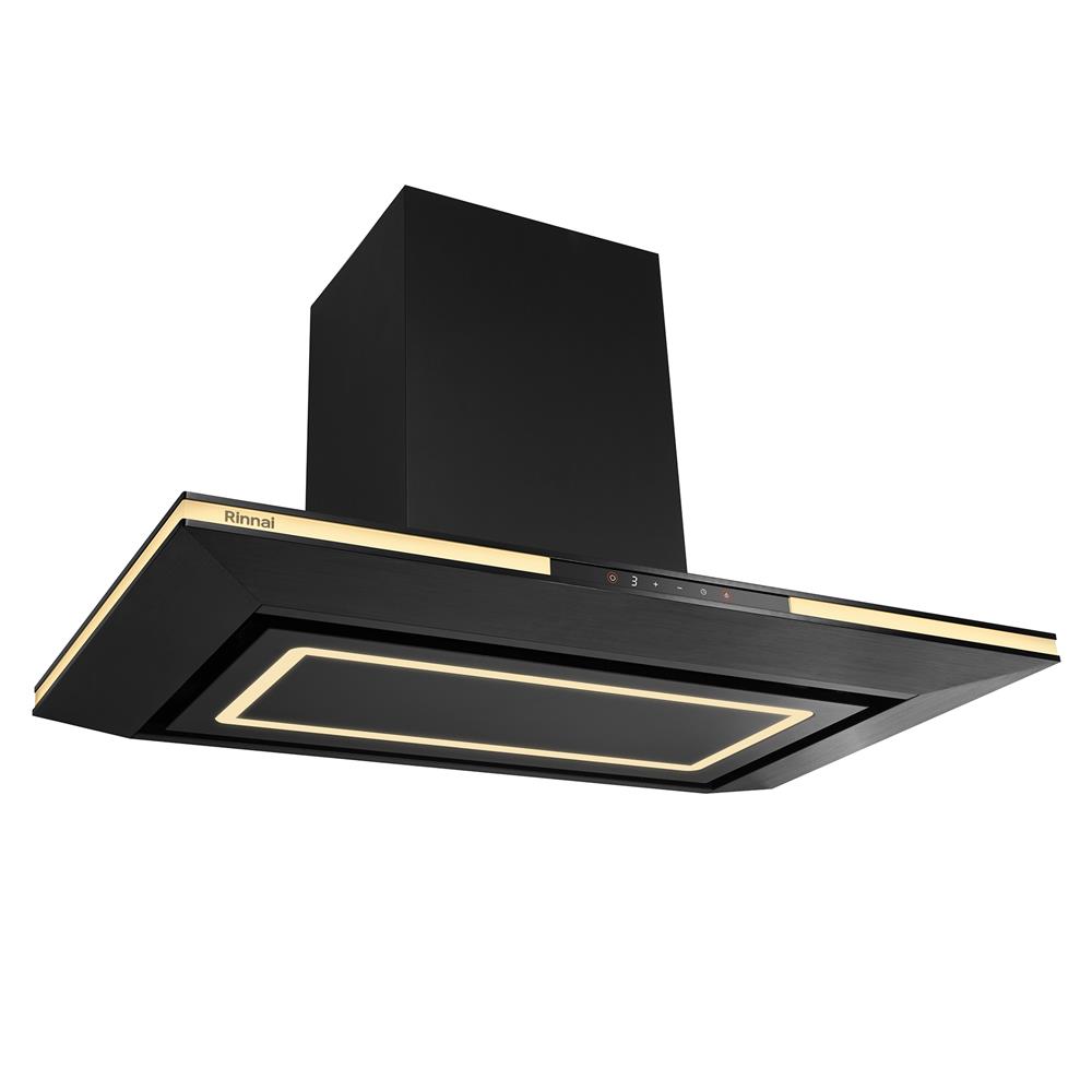 เครื่องดูดควันกระโจม RINNAI RH-C1059-PBR 90 ซม. สีดำ