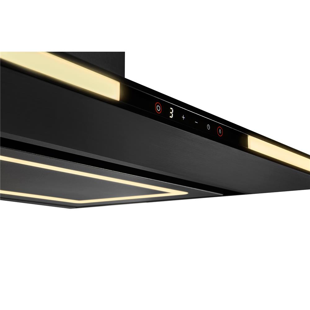 เครื่องดูดควันกระโจม RINNAI RH-C1059-PBR 90 ซม. สีดำ