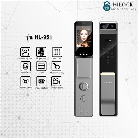 กลอนดิจิตอล HILOCK HL-951 สีดำ_1