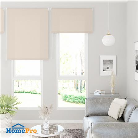 ผ้าม่านม้วน HOME LIVING STYLE SUNSCREEN SOFTLY 100X240 ซม. สีครีม_5